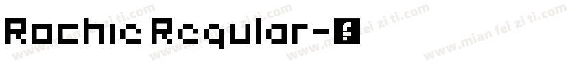 Rochie Regular字体转换